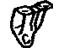 Toyota 51967-20200 Tow Hook, Rear Passenger Side