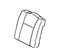 Toyota 71078-2B720-C0 Cover, Rear Seat Back, Driver Side(For Separate Type)