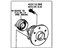 Toyota 42450-63011 Hub Assembly, Rear