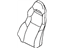 Toyota 71073-2H250-C1 Cover, Front Seat Back, Driver Side(For Separate Type)