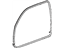 Toyota 62312-35012 Weatherstrip, Front Door Opening Trim, Driver Side