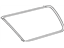Toyota 62713-60100 Rear Glass, Passenger Side