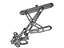 Toyota 69801-35120 Window Regulator, Passenger Side
