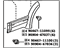 Toyota 75075-35900-B1 Moulding, Rear Door, Outside Passenger Side, Gray