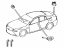 Toyota 69005-62060 Cylinder Set, Lock