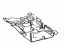 Toyota 58514-62010 Mat, Floor, Rear Passenger Side
