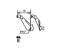 Toyota 17AA3-77020 Bracket, FC Air Compressor Cable