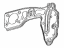 Toyota 55172-62010 Base, Brake Pedal Support