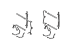Toyota 04947-50140 Brake Pads Mount Kit, Front
