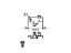 Toyota 17AA3-77060 Bracket, FC Air Compressor Cable
