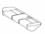 Toyota 71075-0D820-C0 Cover, Rear Seat Cushion (For Bench Type)