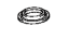 Toyota 48258-0D050 Insulator, Rear Coil Spring, Lower Passenger Side
