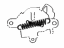 Toyota 90506-W0005 Spring, Tension(For Hood Lock)