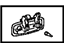 Toyota 69230-AA010-A0 Handle, Outside, White, Passenger Side