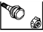 Toyota 43040-06060 Inner CV Joint, Driver Side