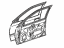 Toyota 67001-AA020 Panel Sub-Assembly, Front Door, Passenger Side