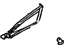 Toyota 76918-12010-01 Spoiler, Black, Rear Driver Side