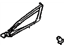 Toyota 76917-12010-01 Spoiler, Black, Rear Passenger Side