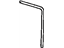 Toyota 63249-12120 Hose(For Sliding Roof Or Removable Roof Drain), Rear