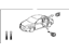 Toyota 69005-07020 Cylinder Set, Lock