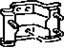 Toyota 52176-AC030 Mount Bracket, Driver Side
