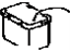 Toyota 73223-AC010 Retractor Cover, Rear