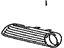 Toyota 52040-07010 Cover, Front Bumper Hole, Driver Side