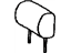 Toyota 71940-07061-A2 Headrest, Outer, Rear