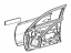 Toyota 67001-AC060 Panel Sub-Assembly, Front Door, Passenger Side