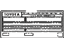 Toyota 11298-31400 Emission Label