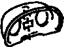 Toyota 55411-42020 Gauge Housing