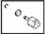 Toyota 42360-12010 Inner CV Joint, Rear