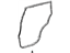 Toyota 67871-42030 Weatherstrip, Rear Door, Passenger Side