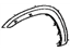 Toyota 75611-42090-A0 Moulding, Front Fender, Outside Front Passenger Side, White