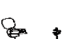 Toyota 64233-42030-A0 Tonneau Cover Hook, Rear Passenger Side