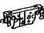 Toyota 57016-12110 Reinforcement Sub-Assembly, Front Side Member