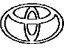 Toyota 75430-42010 Emblem Assembly, Back Door