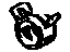 Toyota 90467-28001 Clamp Or Clip(For Air Injection System Hose)