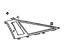 Toyota 62472-14240-02 Garnish, Roof Side Trim, Driver Side