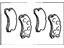 Toyota 04466-22110 Pads, Rear