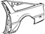 Toyota 61602-1B902 Panel, Quarter, Driver Side