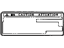 Toyota 74544-42011 Caution Label, Rear