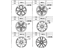 Toyota 42611-42100 Wheel, Disc (For Spare)