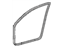Toyota 62311-42030-B0 Weatherstrip, Front Door Opening Trim, Passenger Side