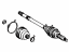 Toyota 42370-49095 Shaft Assembly, Rear Drive Outboard Joint, Driver Side