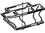 Toyota 55870-42020 Duct, Driver Side