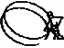 Toyota 90466-62001 Clamp(For Air Cleaner Hose)