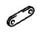 Toyota 33537-35030 Plate, Control Lever