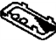 Toyota 81261-20220-B1 Lens And Cover, Map Lamp
