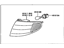Toyota 81610-06040 Lens & Housing, Passenger Side
